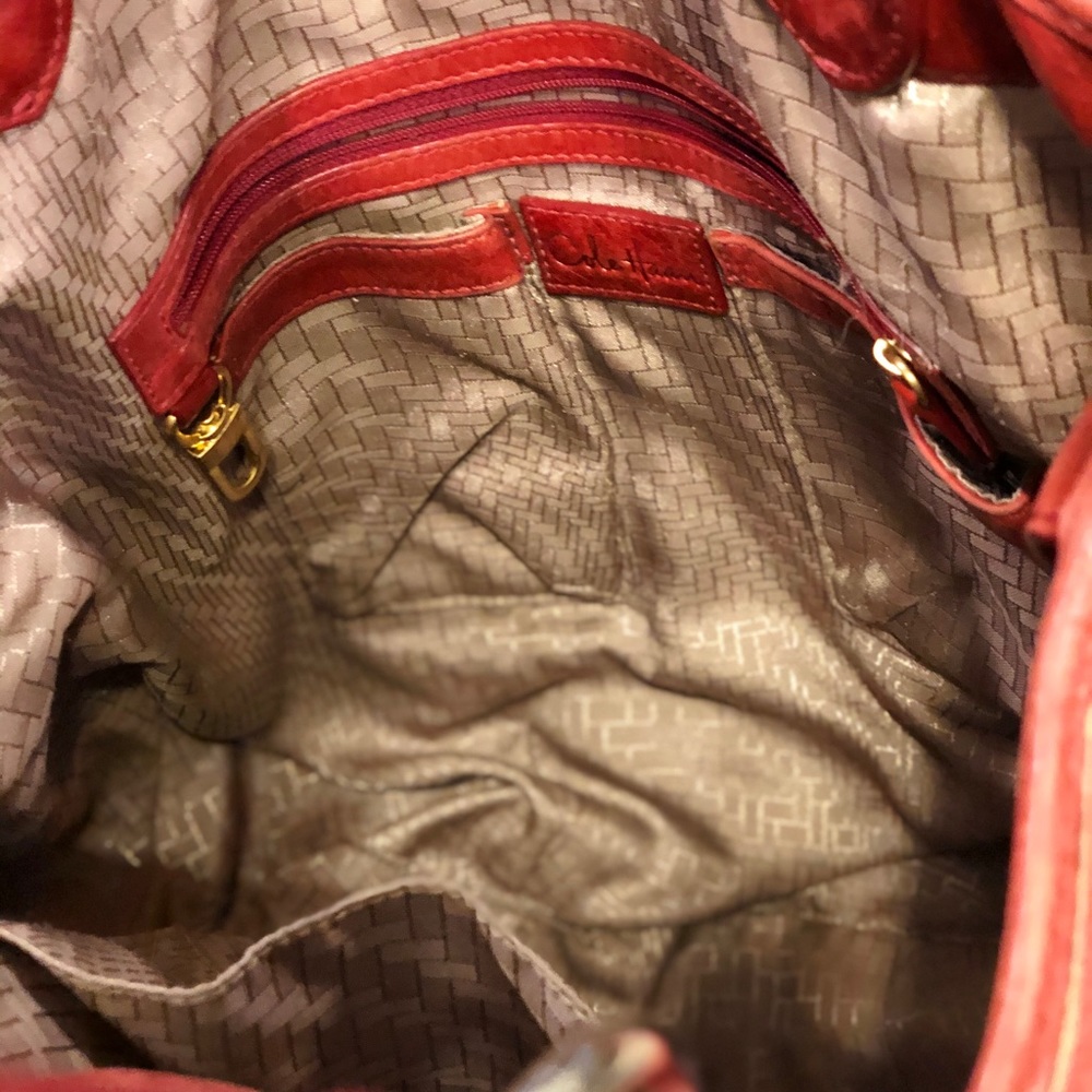 Cole Haan red leather purse - Picture 3 of 6